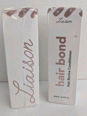 Lot of 2 Liaison Hair Bond Hair Revive Conditioner NEW in Sealed Box Exp. 4/2026